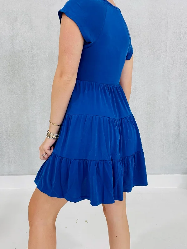 Educated Dress - Cobalt