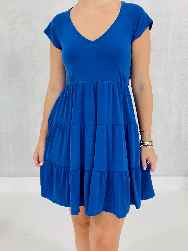 Educated Dress - Cobalt