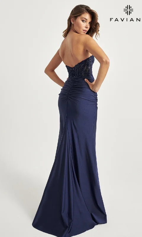 Corset Faviana Strapless Long Formal Dress 11081