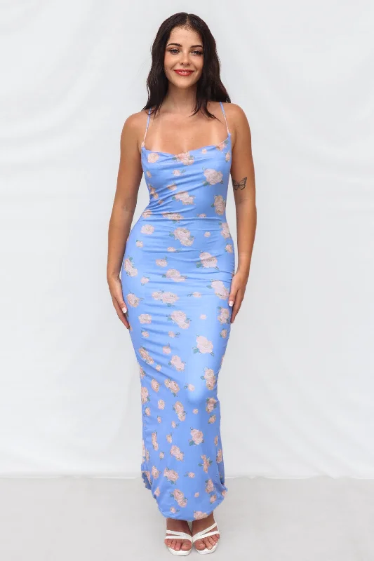 Kansis Maxi Dress - Blue