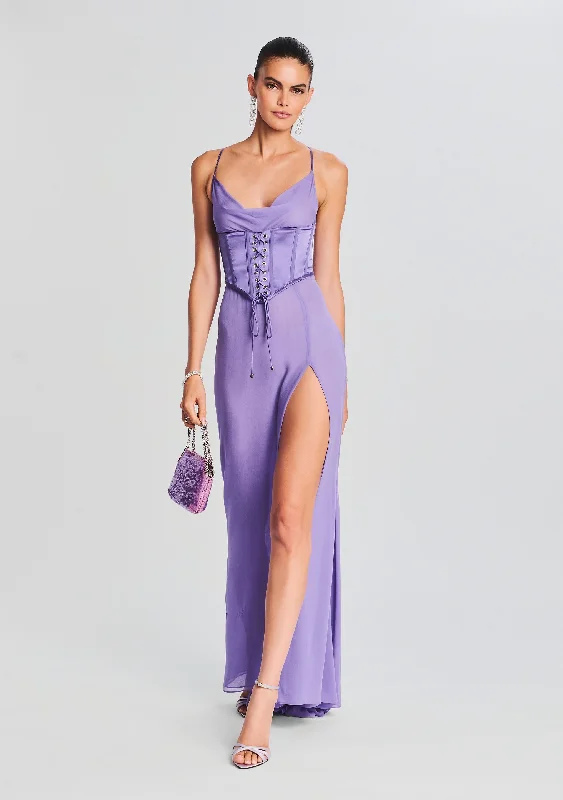 Larissa Silk Corset Dress