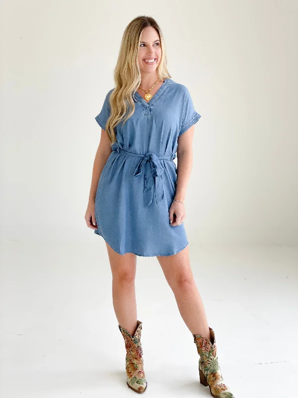 Louise Chambray Dress