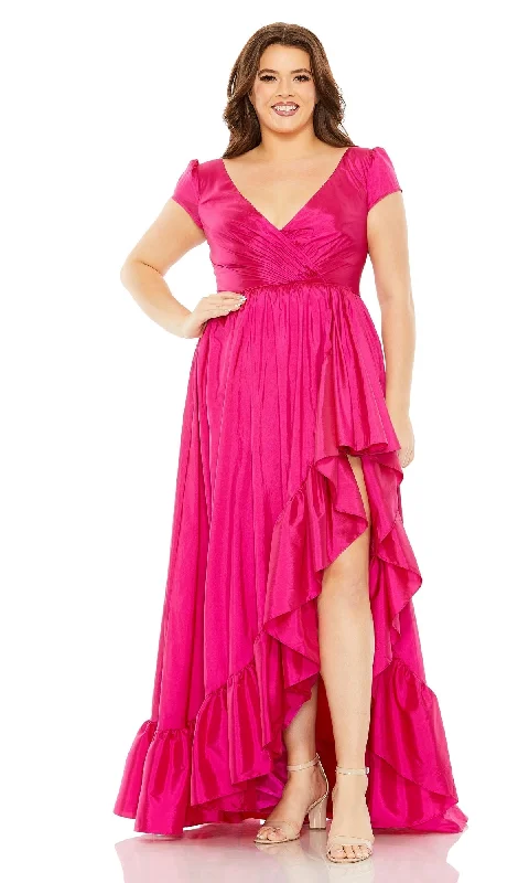 Mac Duggal Long Plus-Size Formal Dress 68525