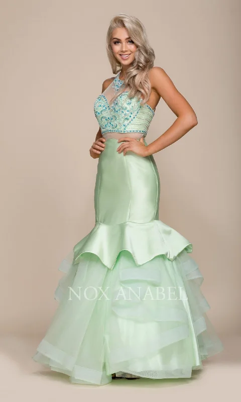 Mermaid Prom Dress In Pistachio Green