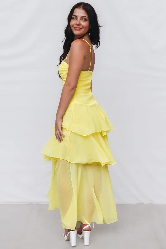 Tommi Maxi Dress - Yellow