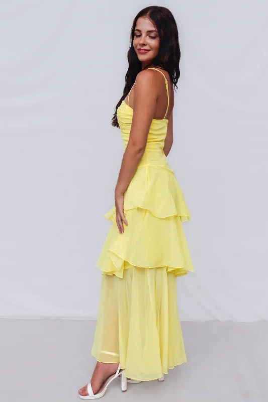 Tommi Maxi Dress - Yellow