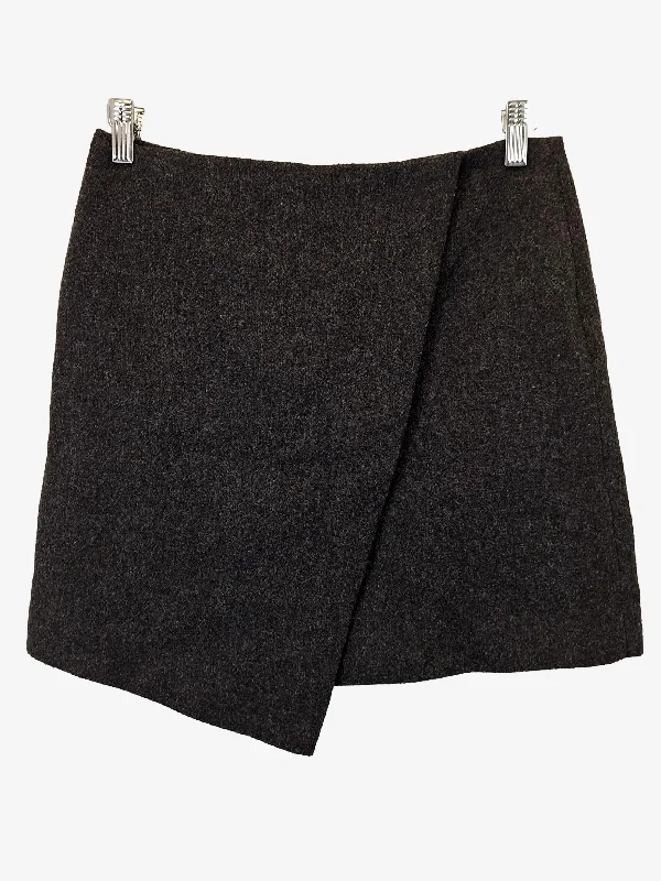 Decjuba Classic Crossover Wool Mini Skirt Size 10